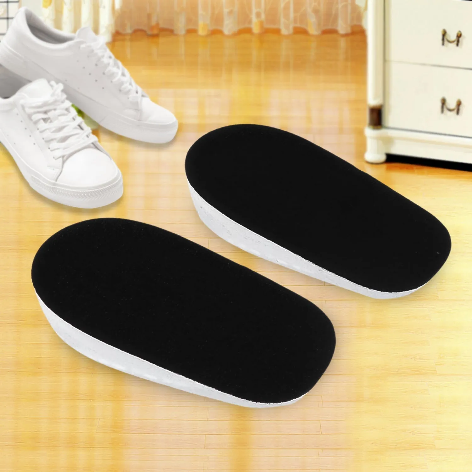 1 Pairs Silicone Heel Pads, Shoes Insole (12×7×2 Cm)