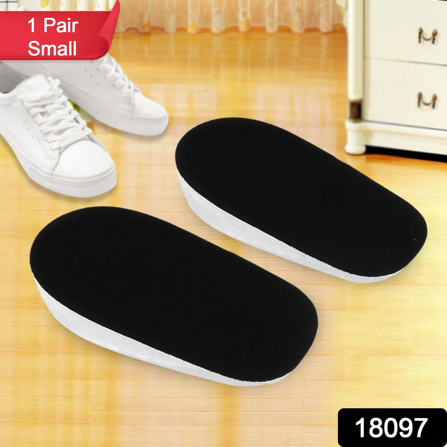 1 Pairs Silicone Heel Pads, Shoes Insole (12×7×2 Cm)