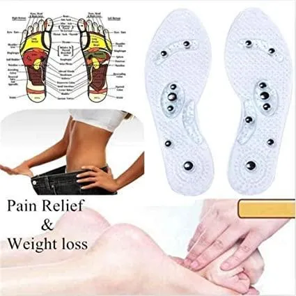 Acupressure Magnetic Shoe Insole with copper rings