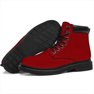 All-Season Boots_Cardinal Red_ Micro-Suede