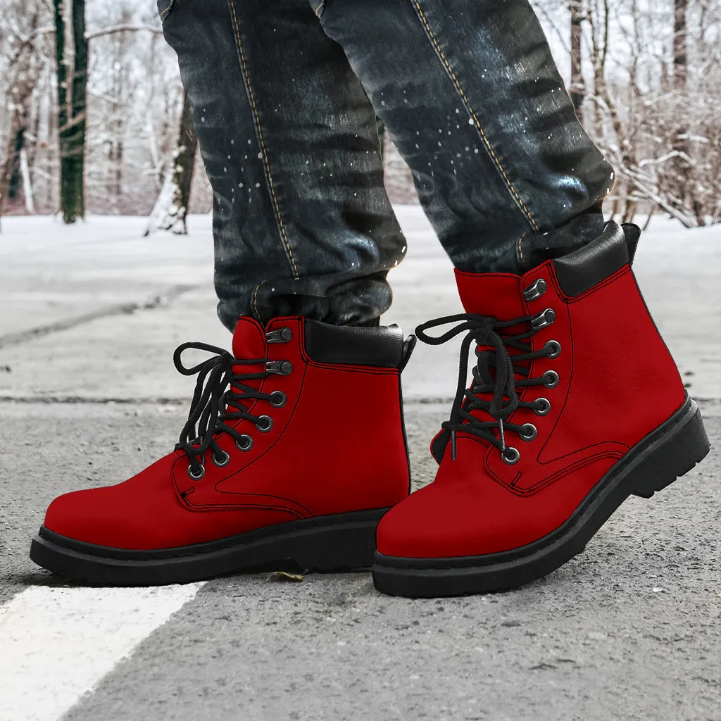 All-Season Boots_Cardinal Red_ Micro-Suede