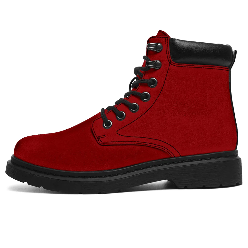 All-Season Boots_Cardinal Red_ Micro-Suede