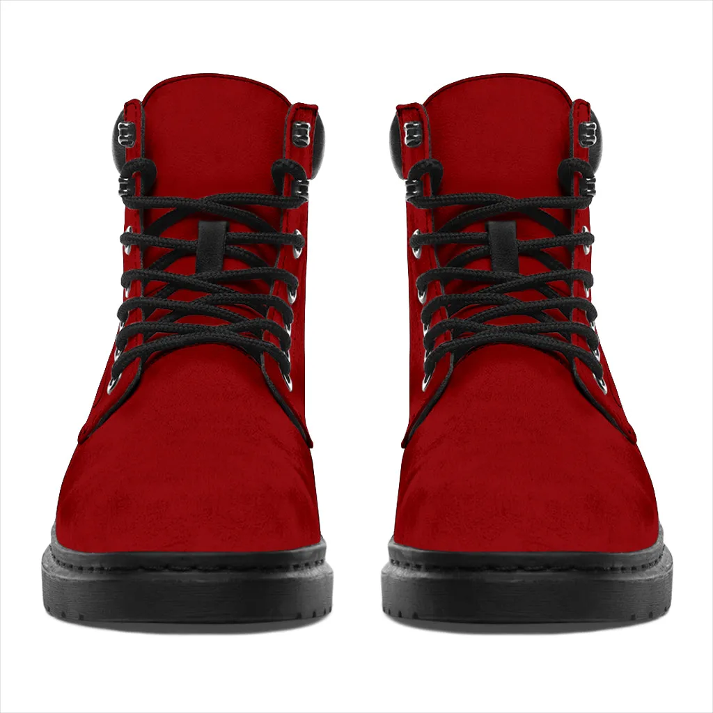 All-Season Boots_Cardinal Red_ Micro-Suede