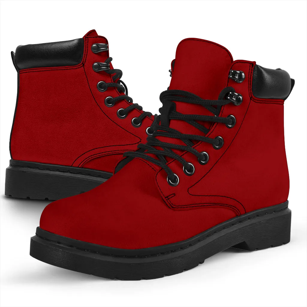 All-Season Boots_Cardinal Red_ Micro-Suede