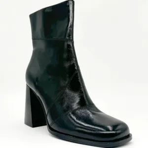 AMIE RAFA LOU HIGH HEEL BOOTIE BLACK