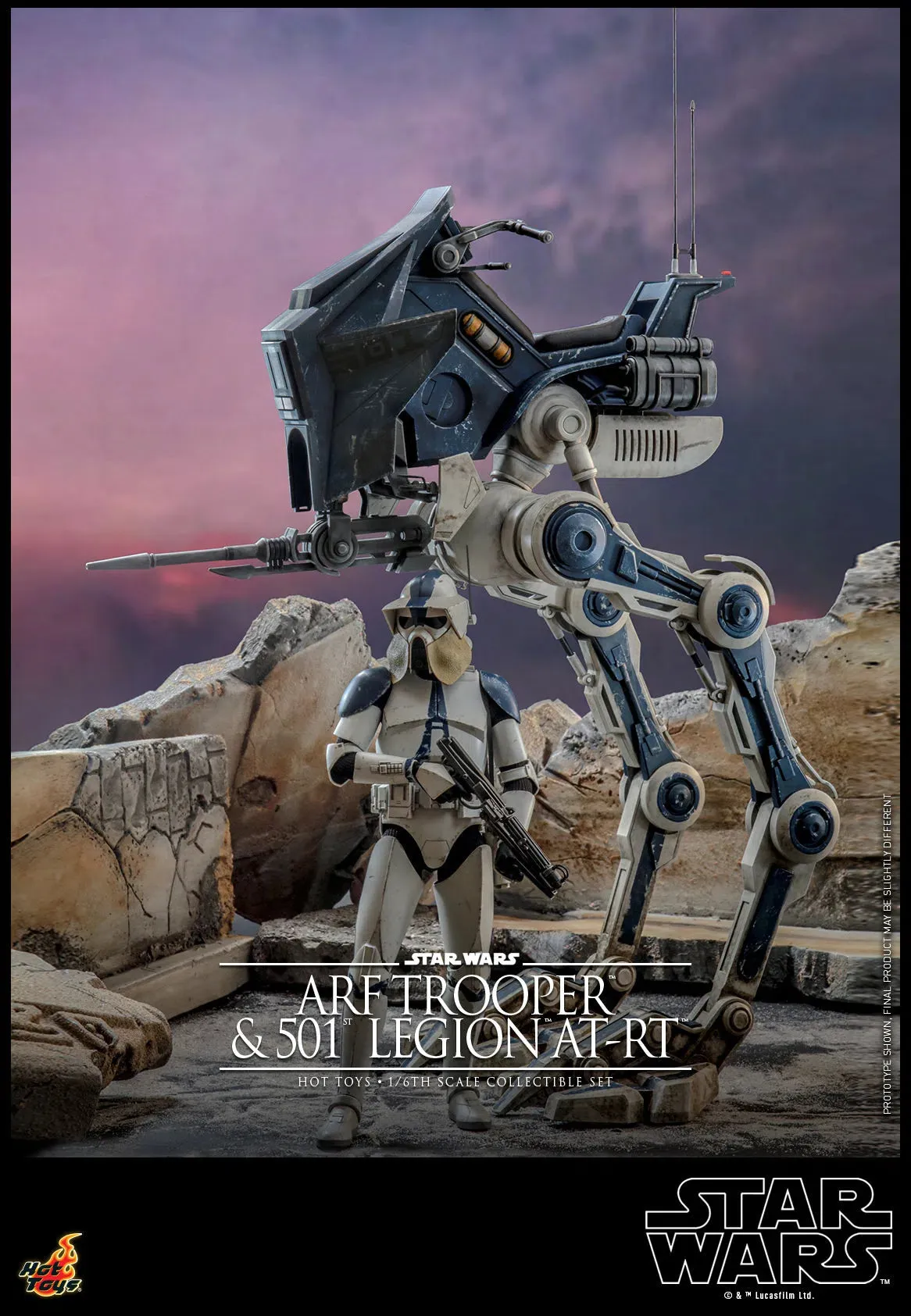 ARF Trooper & 501st Legion AT-RT: Star Wars The Clone Wars: TMS91