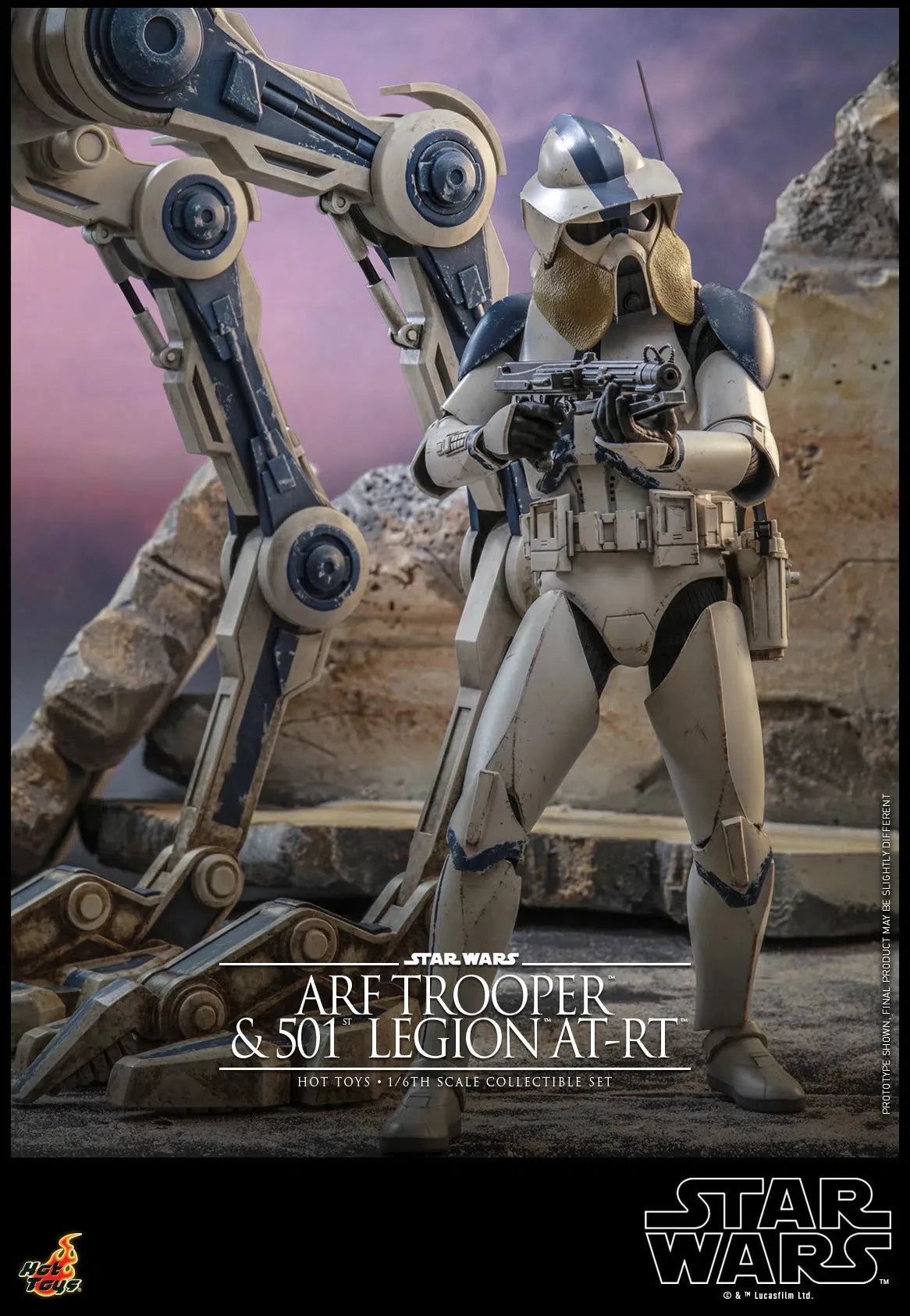 ARF Trooper & 501st Legion AT-RT: Star Wars The Clone Wars: TMS91