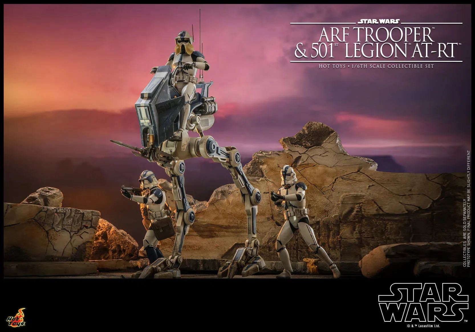 ARF Trooper & 501st Legion AT-RT: Star Wars The Clone Wars: TMS91