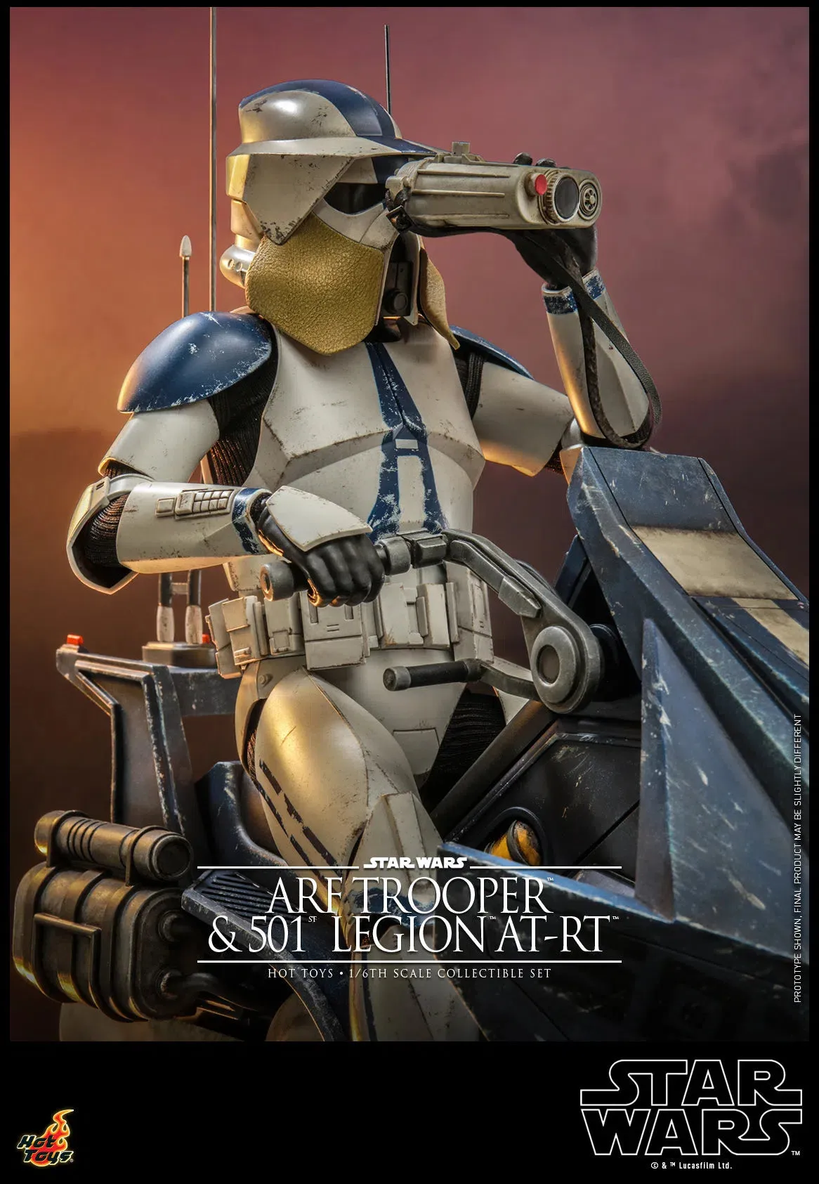 ARF Trooper & 501st Legion AT-RT: Star Wars The Clone Wars: TMS91