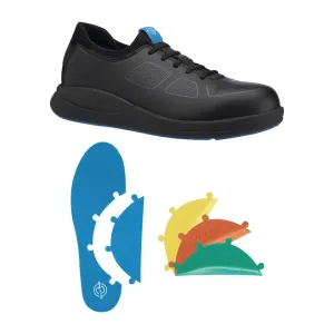 BB745-39 WearerTech Transform Safety Toe Trainer Black with Modular Insole Size 39