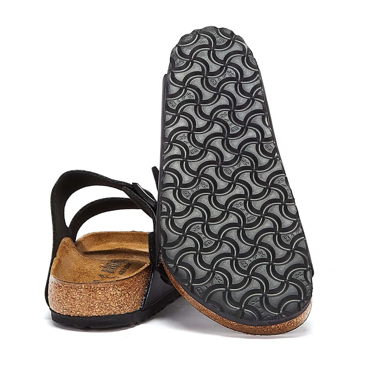 Birkenstock Arizona Birko-Flor Mens Black Regular Sandals