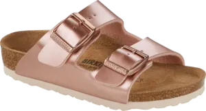 Birkenstock Arizona Kids Metallic Copper NARROW