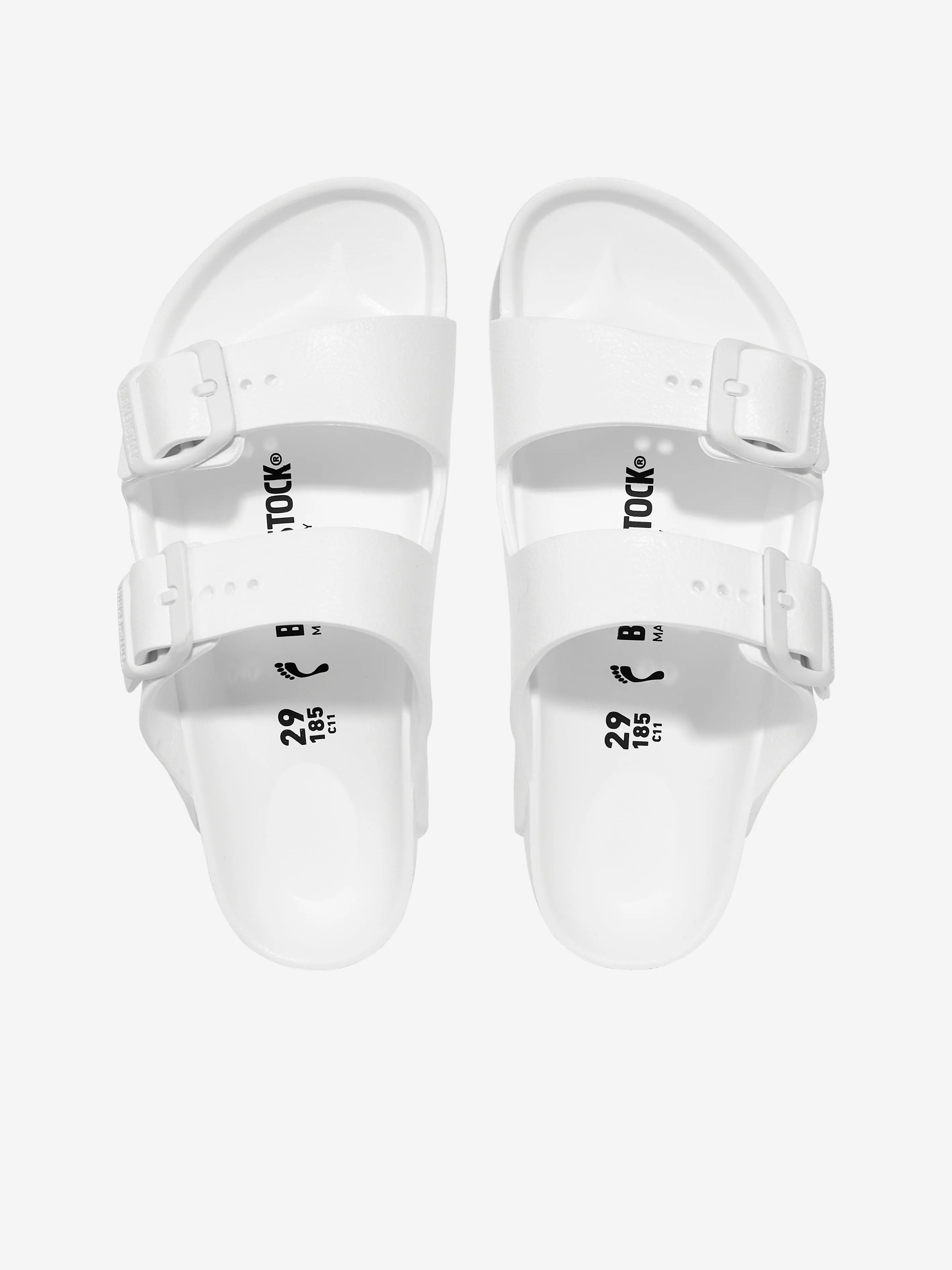 BIRKENSTOCK Boys Arizona Active Sandals in White