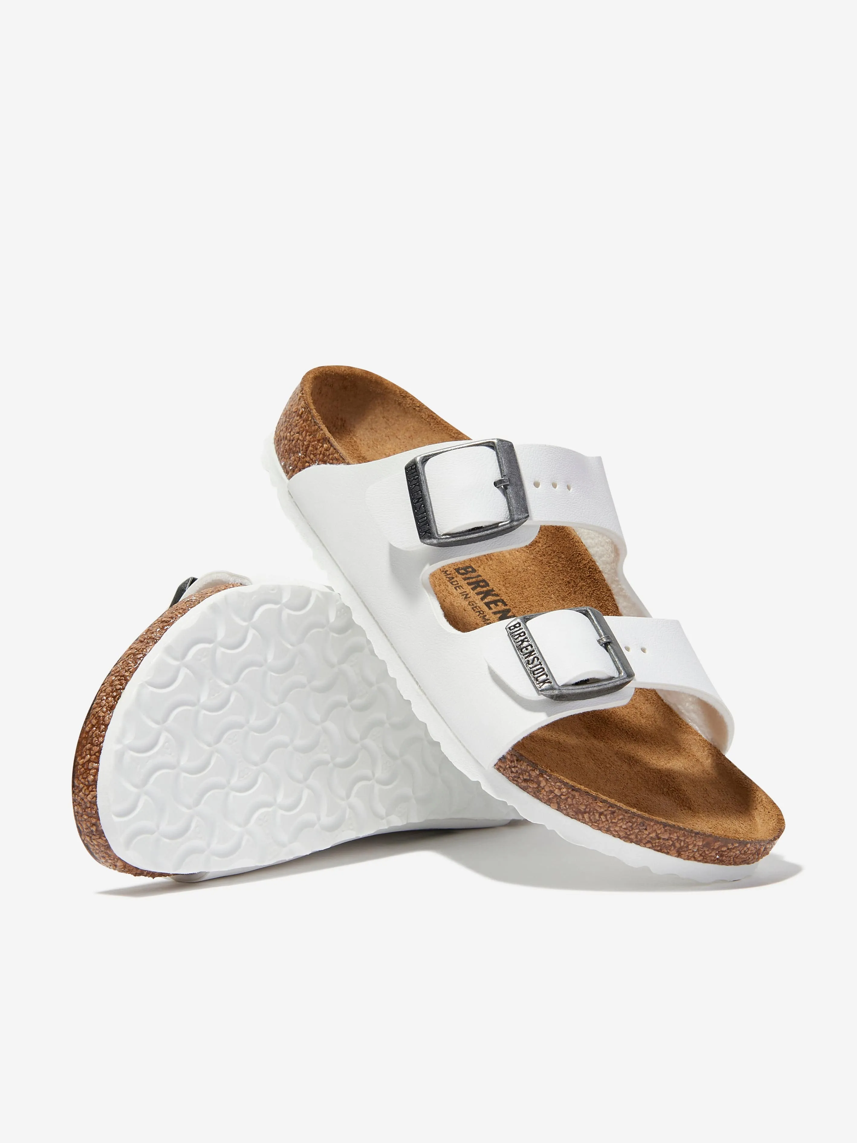 BIRKENSTOCK Kids Arizona Sandals in White