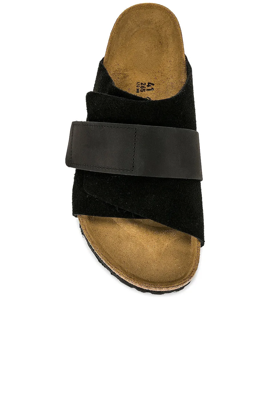 Birkenstock Kyoto Suede Nubuck Slippers, black