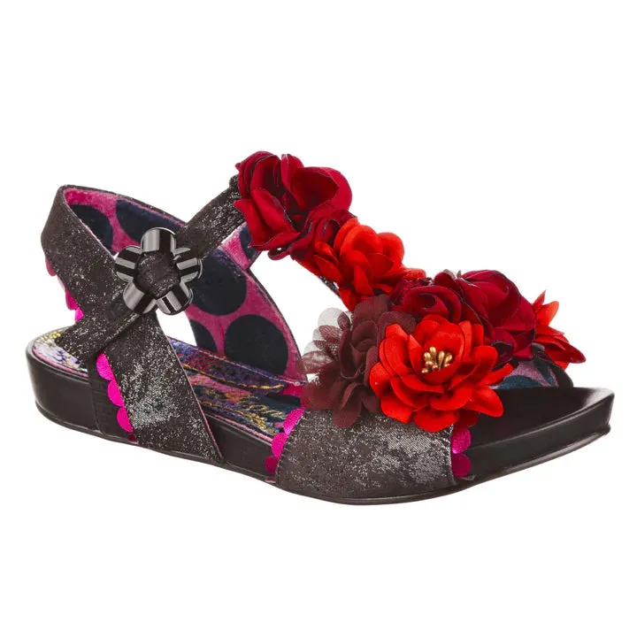 Blossoming Beauty in Black by Irregular Choice