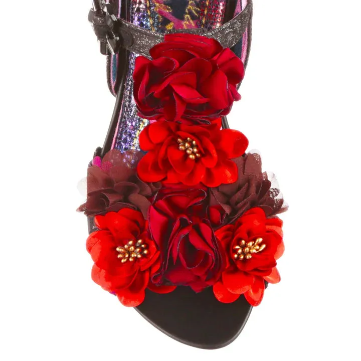 Blossoming Beauty in Black by Irregular Choice