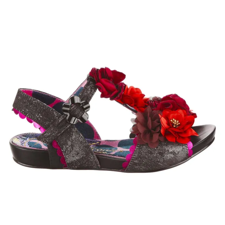 Blossoming Beauty in Black by Irregular Choice