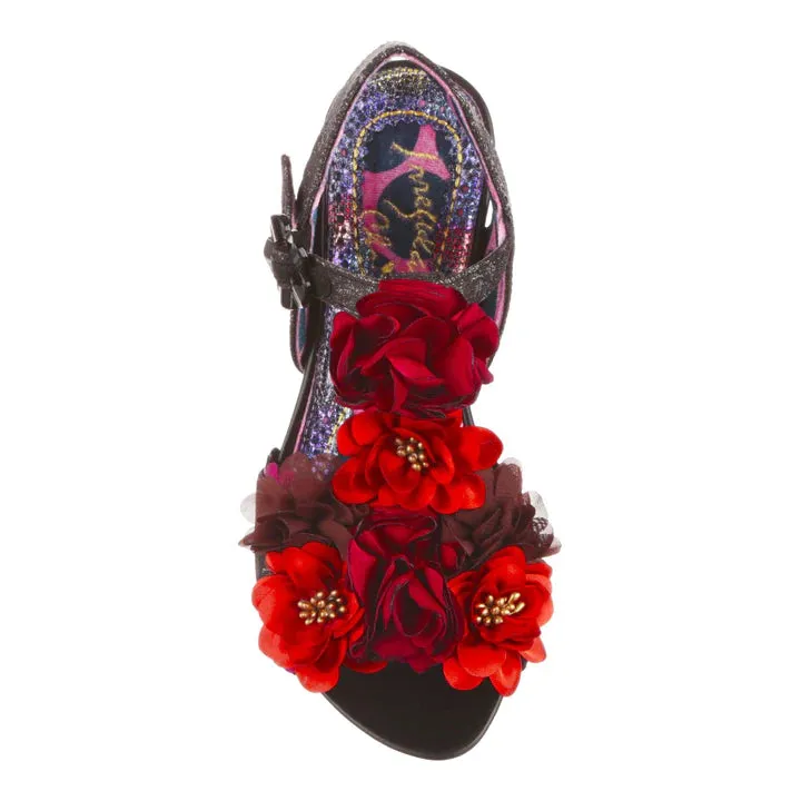 Blossoming Beauty in Black by Irregular Choice