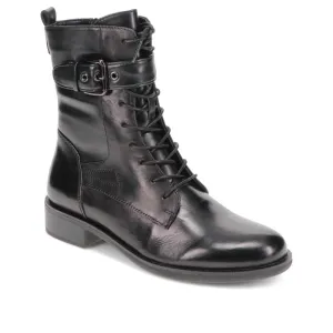 Buckle-Detailed Lace-Up Ankle Boots - SINO40504 / 326 461