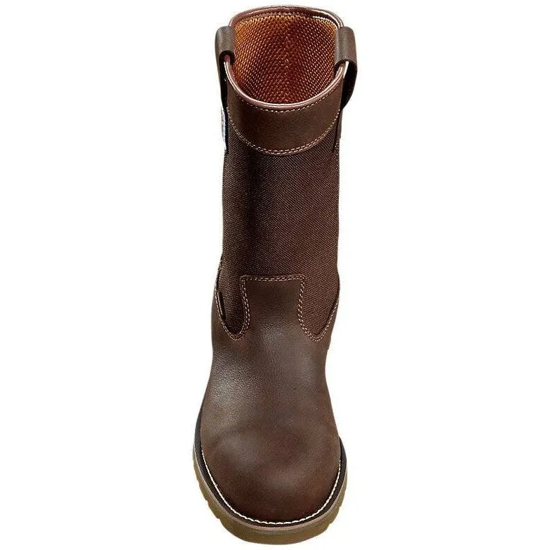 Carhartt Men's 10" Steel Toe WP Wedge Wellington Work Boot -Brown- FW1230-M