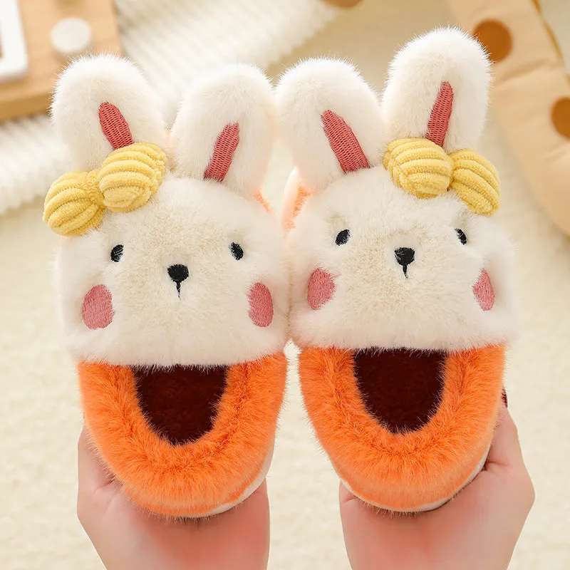 Children's Cotton Shoes Cartoon Cute Boys And Girls Indoor Non-slip Baby Warm Cotton