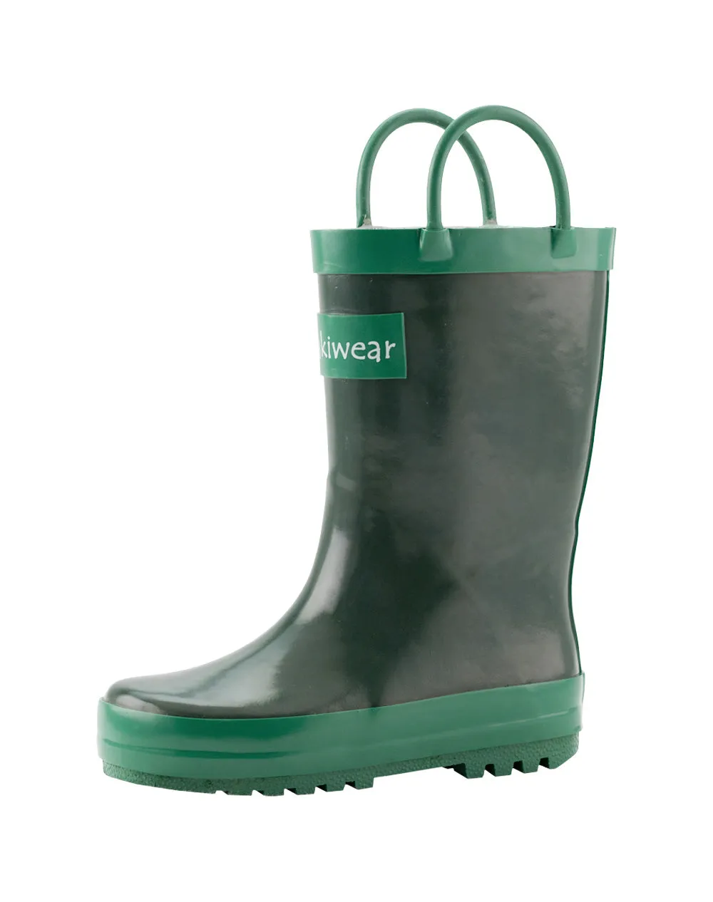 CHILDREN’S RUBBER RAIN BOOTS NATURE GREEN