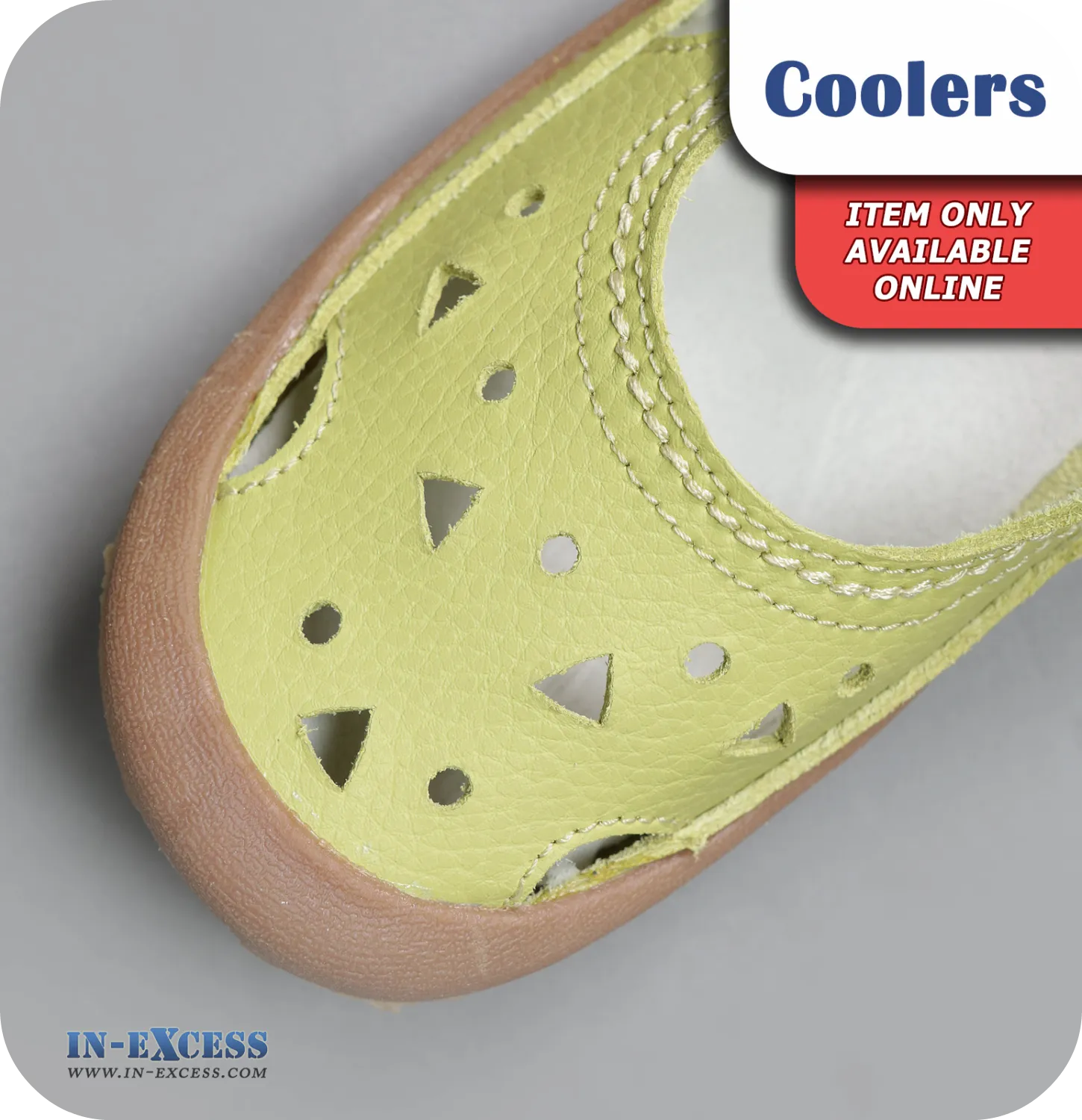 Coolers Premier Leather Sandals - Green