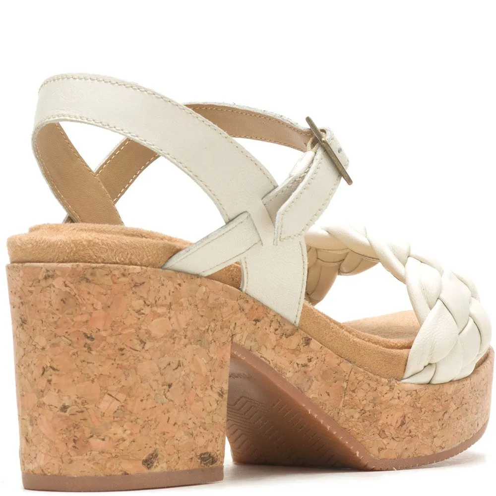 Cream Poppy Quarter Strap Sandals