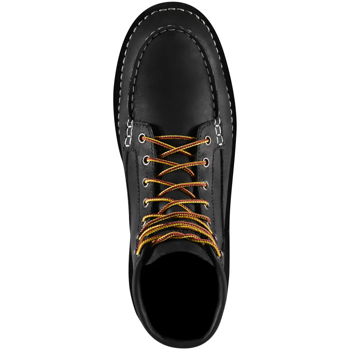 Danner Bull Run Moc Toe Black 6" Steel Toe #15569