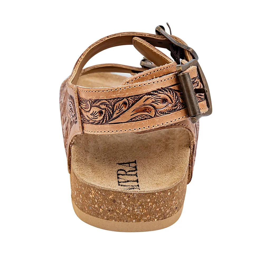 Dixon Trails Hand-Tooled Sandals