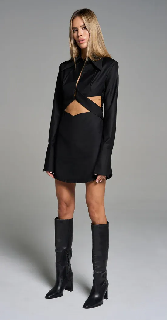 Eclipse Cut-Out Mini Dress