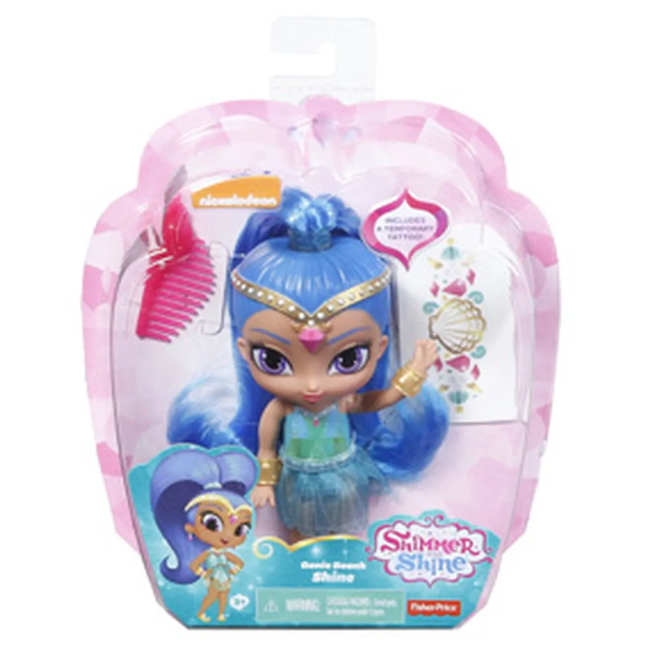 Fisher-Price Shimmer And Shine Doll Genie Beach Shine