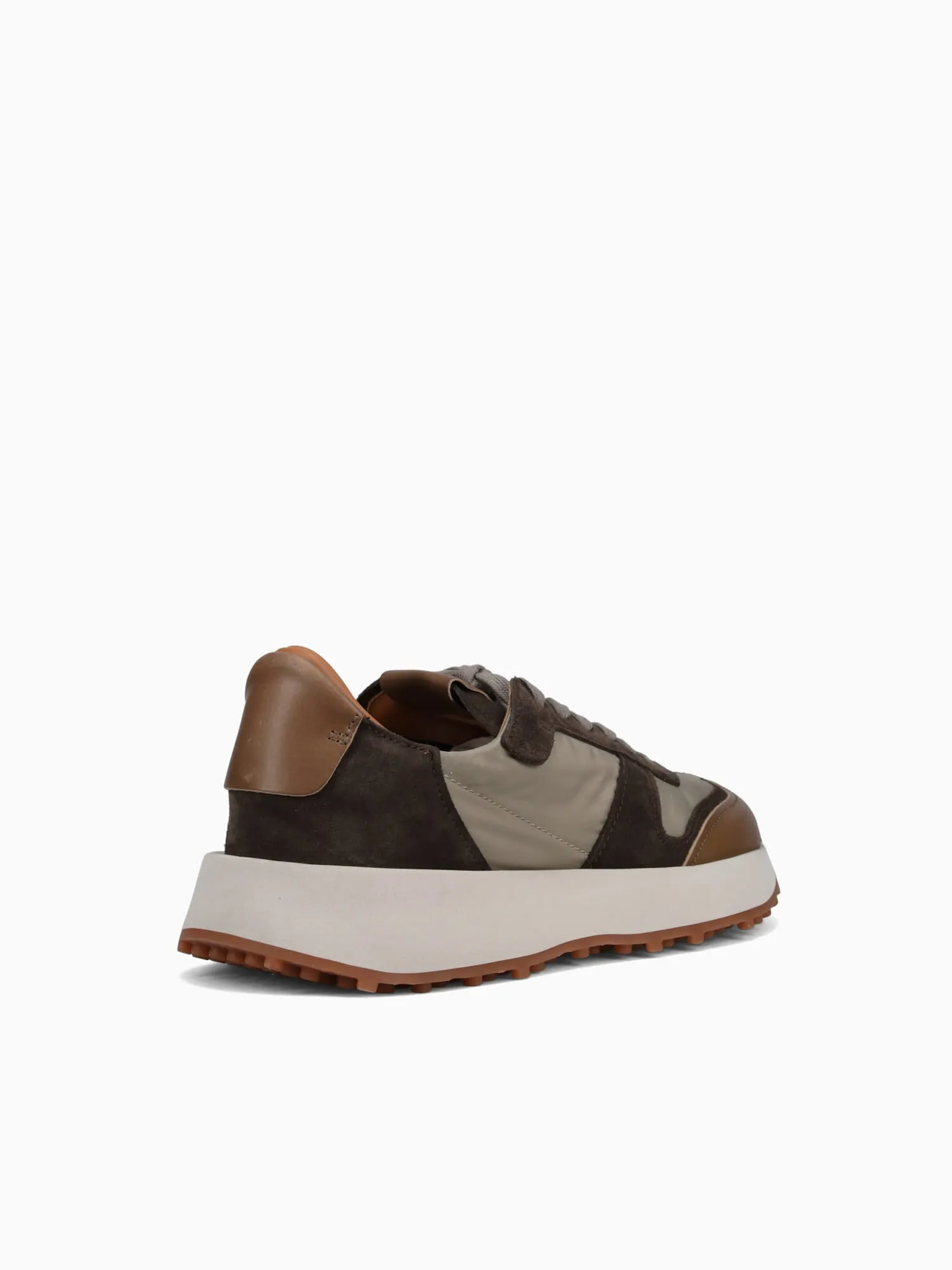 Futurba Beige Dk.brown nylon Suede