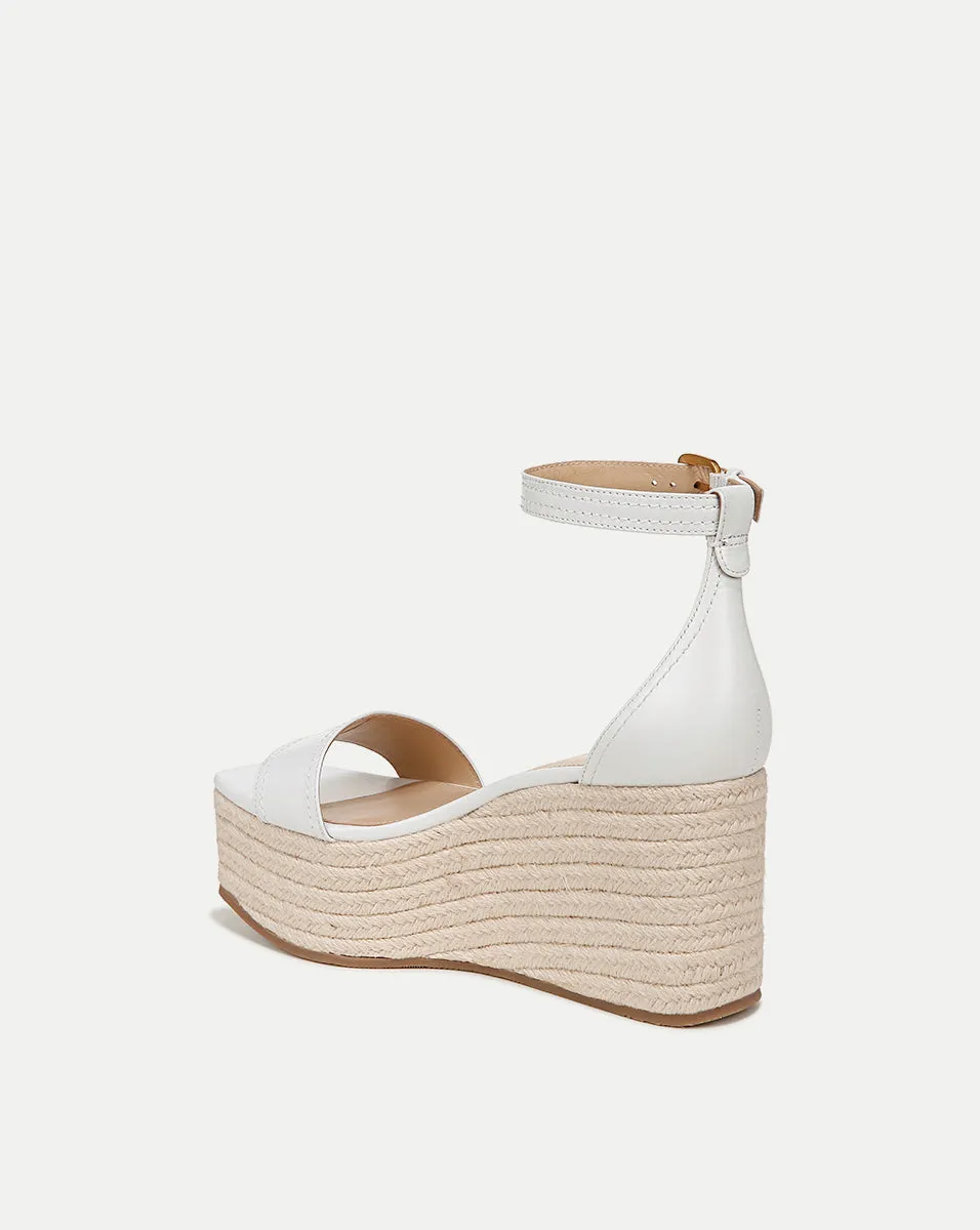 Gianna Raffia Wedge Sandal