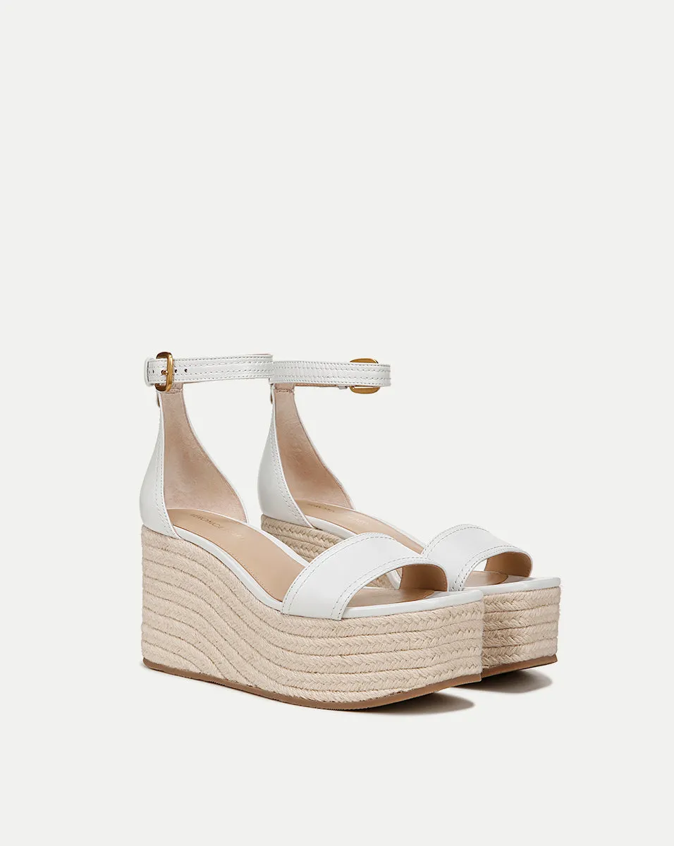 Gianna Raffia Wedge Sandal