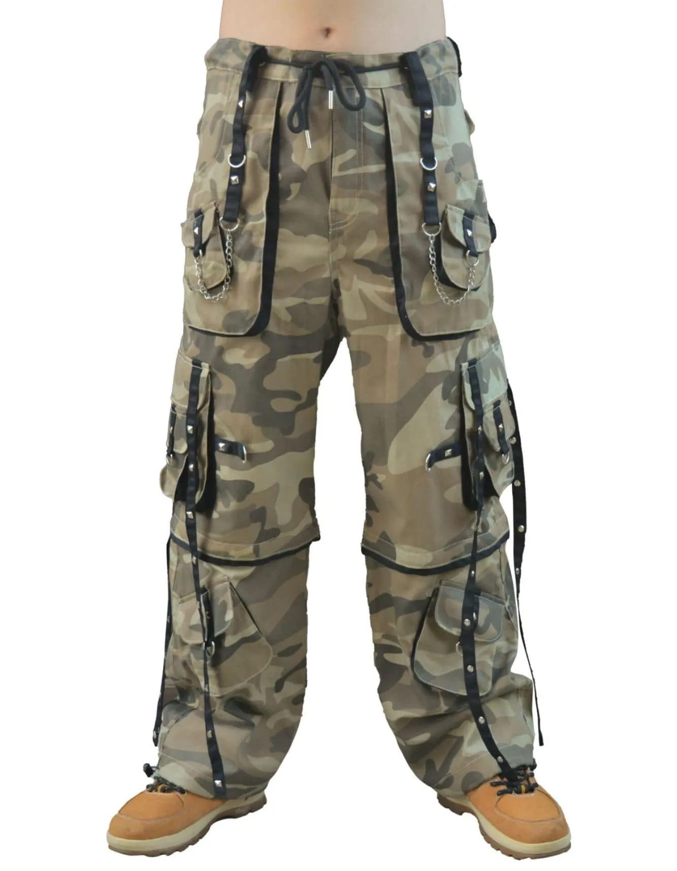 Gothic Camo Baggy Pants