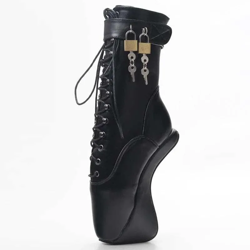 Heelless High Heel Hoof Boots – Fetish Ballet Ankle Booties