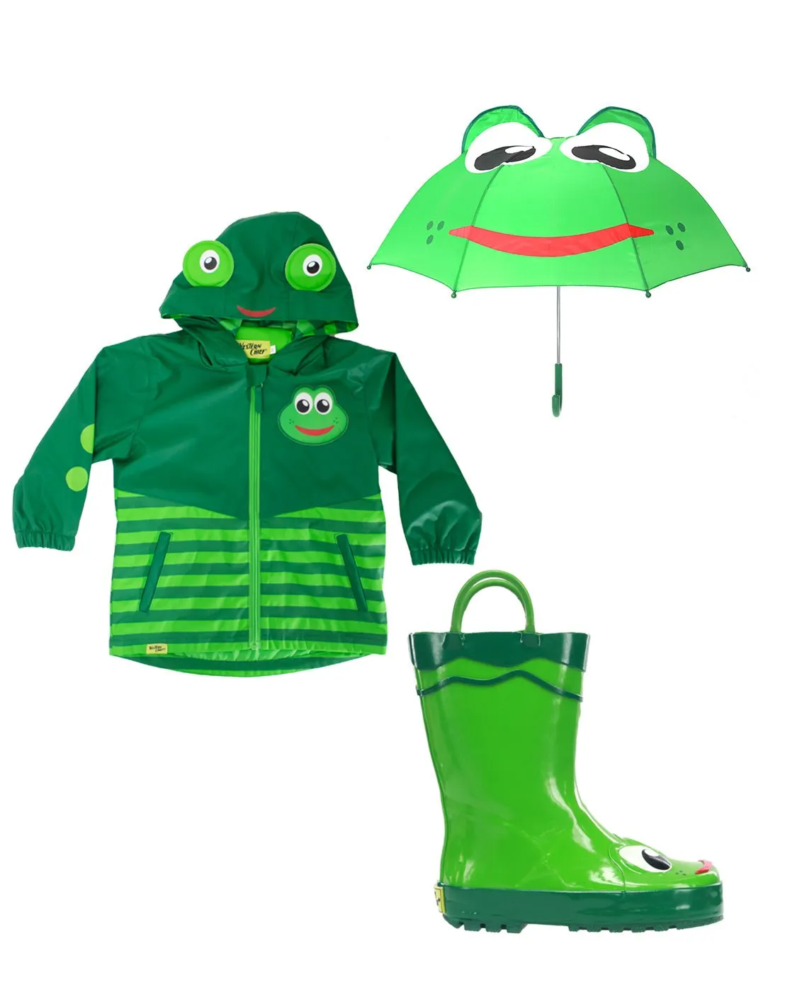 Kids Fritz Frog Rain Gear Set