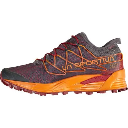 La Sportiva Men's Mutant Trail Running Shoe, Carbon/Hawaiian Sun