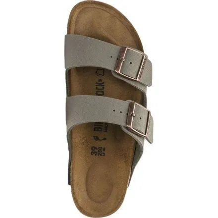 Men's Arizona Sandals Birkenstock, Stone Birkibuc