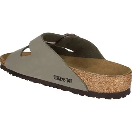 Men's Arizona Sandals Birkenstock, Stone Birkibuc