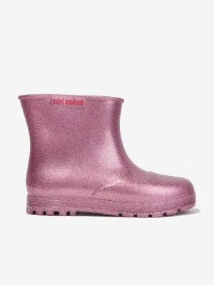 Mini Melissa Girls Mini Welly Boots in Pink