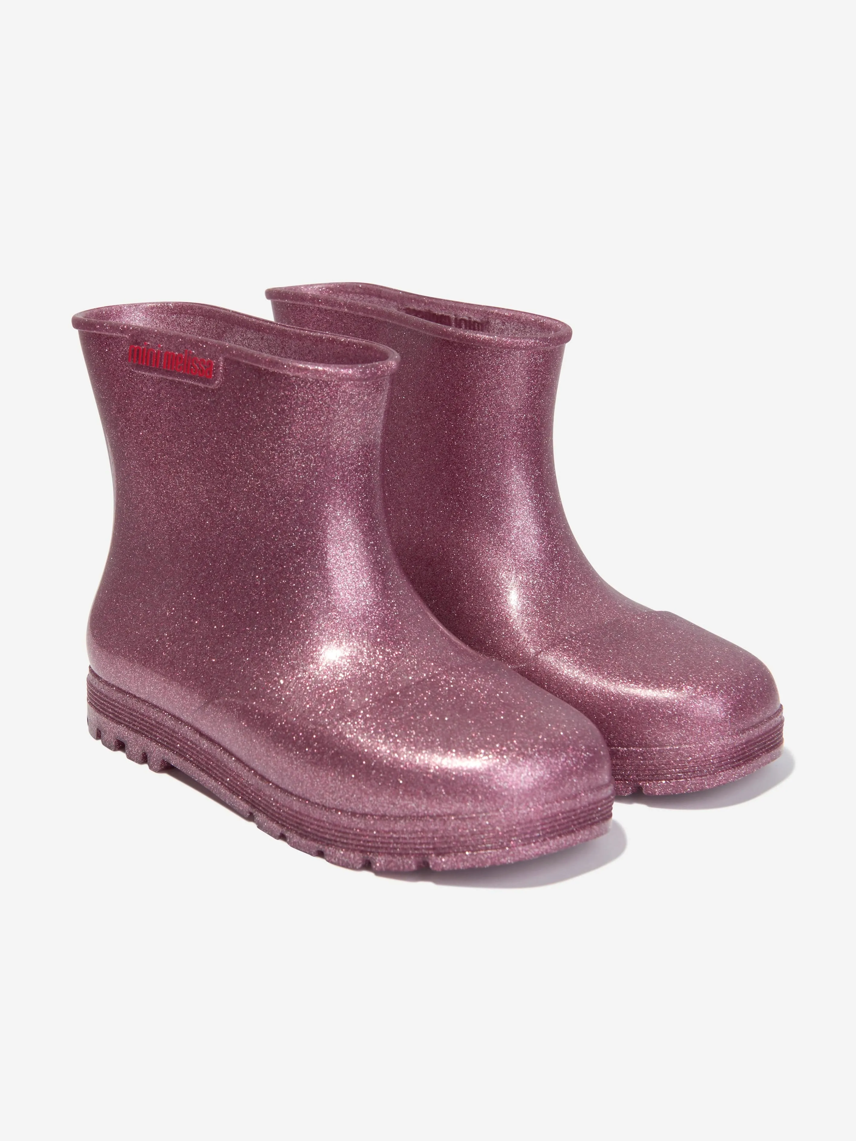 Mini Melissa Girls Mini Welly Boots in Pink