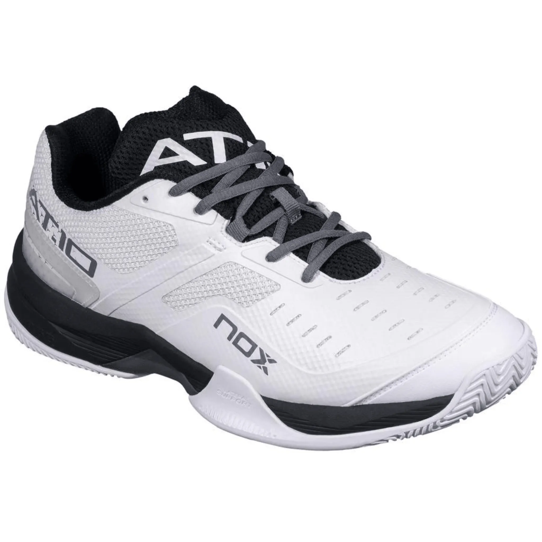 Nox AT10 White/Black Padel Shoes