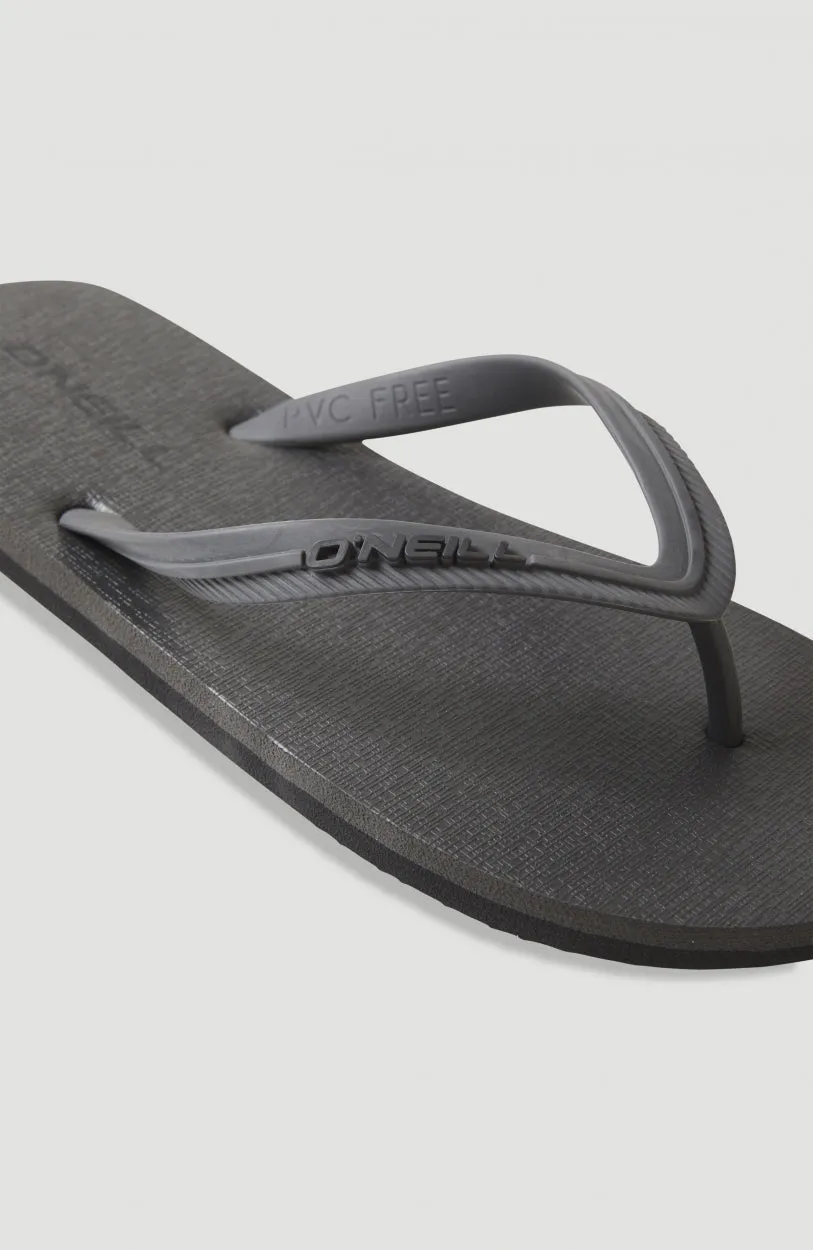 Profile Small Logo Sandals | Asphalt