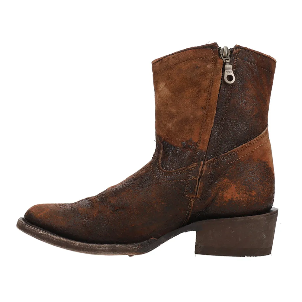 Round Toe Cowboy Booties