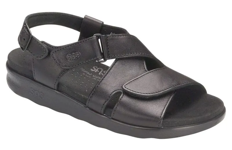 SAS Women's Huggy Sandal BLACK