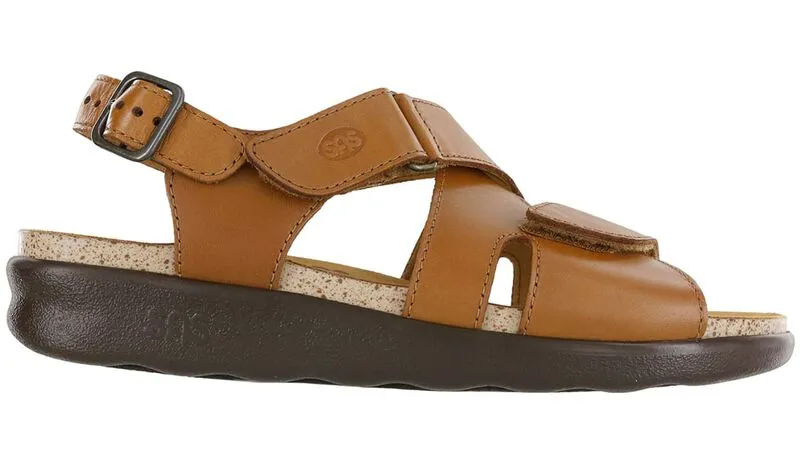 SAS Women's Huggy Sandal CARAMEL