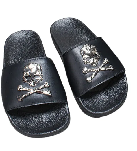 Skull Slide Sandals